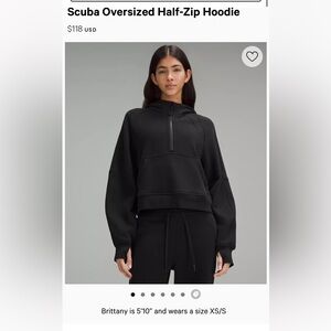 Lululemon Oversized Scuba Sweatshirt